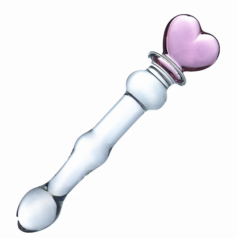 Ass Prostate Massager Cute Crystal Glass Dildo Sex Toy Adult Penis for Women Gay Butt Plug Vaginal Masturbation Anal Stimulation