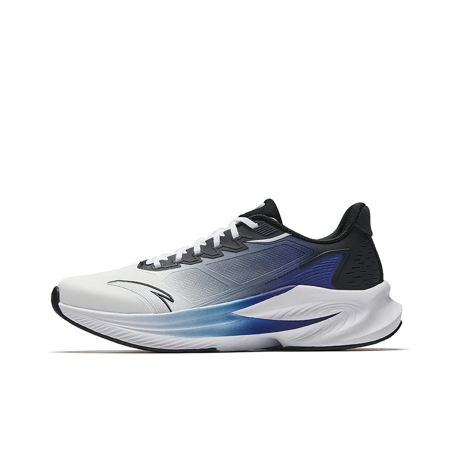 ANTA Running Shoes Men's Low Top Pure White, Signal Blue, Basic Black CML_912535511-4