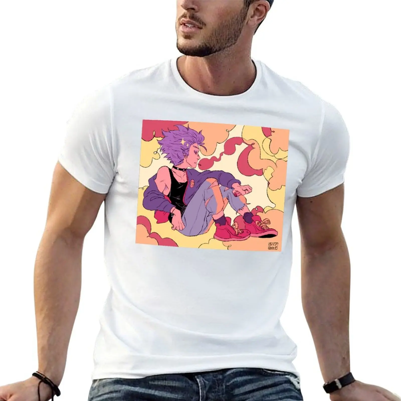 

Smoke- Shinsou Hitoshi T-Shirt t shirts for man cotton man t shirts high quality luxury brand funny t shirts dark humor T-Shirt