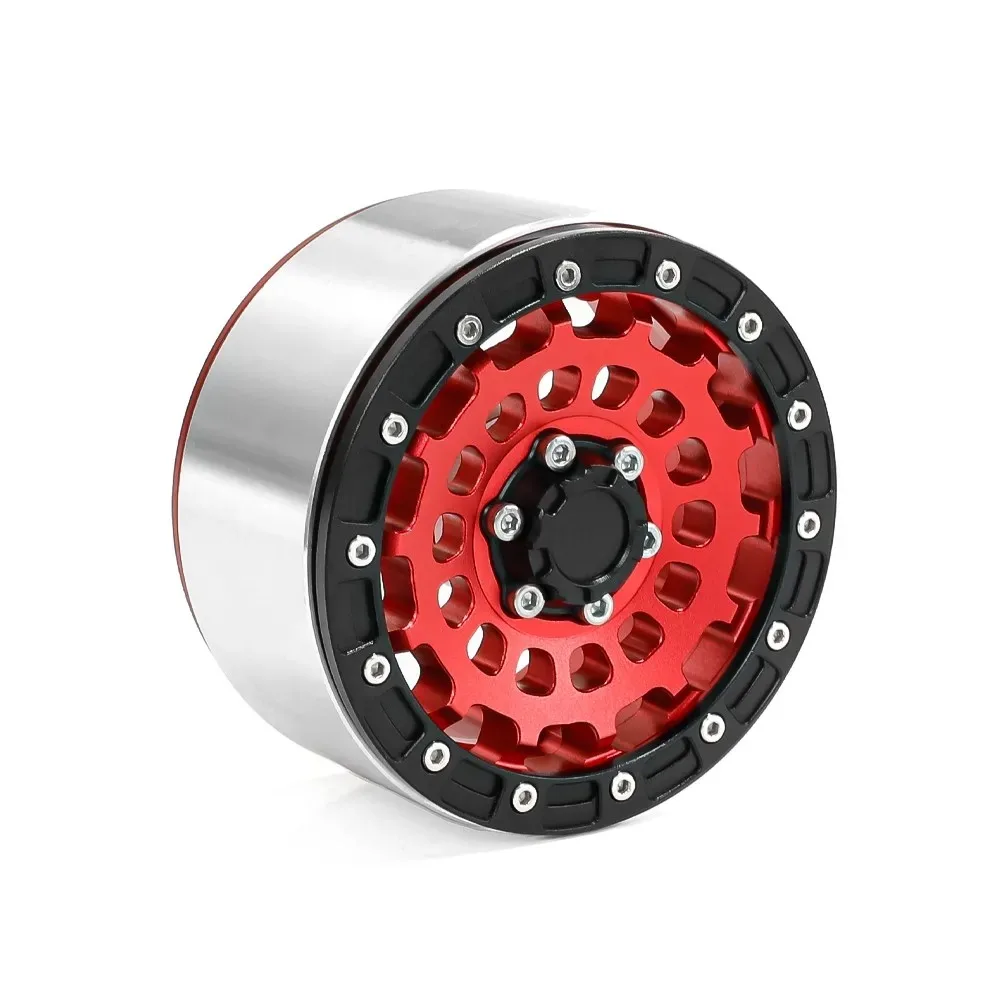 4pcs 2.6-inch pressed metal tire wheel hub 12/17 coupler for 1/8 1/10 RC Crawler Car off-road vehicle mk07 4082 Upgrade Parts