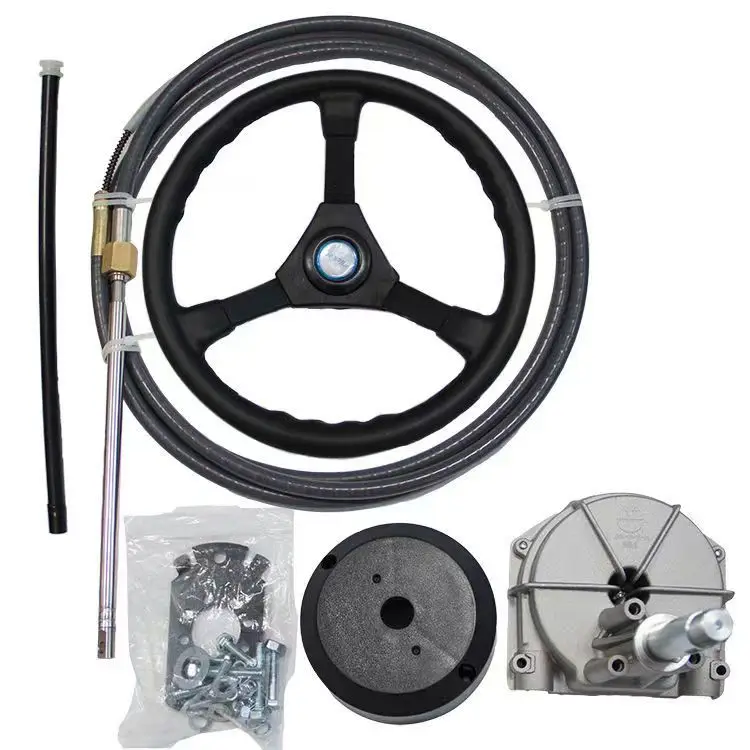 

Planetary Gear Outboard Engine Boat Marine Steering System With Control Cable