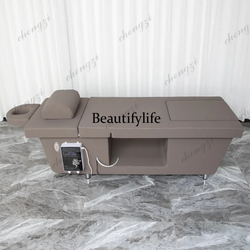 K153  Hair Salon Sink Shampoo Chair Massage Lounge Equipment Ear Picking Shampoo Chair Comfort PU Leather Furniture