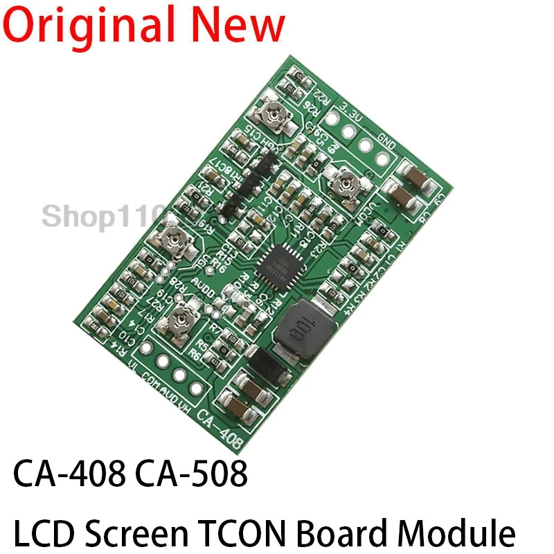 High Quality New CA-408 CA-508 LCD Screen TCON Board Module VGL VGH VCOM AVDD Four-way Adjustable Boost Module 3.3V12V Input