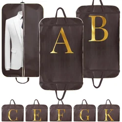 Clothing Covers Wedding Dress Dust Cover Dustproof Suit Coat Protector 26 Letter Printing Hanging Garment Bags Clothes Organizer