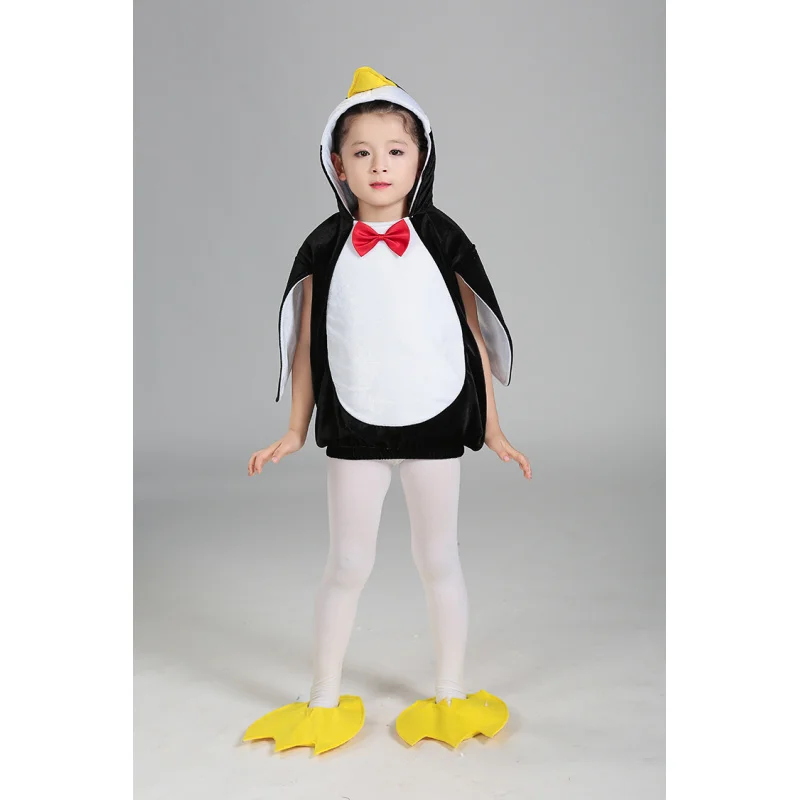 Kinder Kleiner Pinguin Tier Tanzkleid Kinder Kindergarten Jungen und Mädchen Cartoon Rollenspiel Performance Kostüm