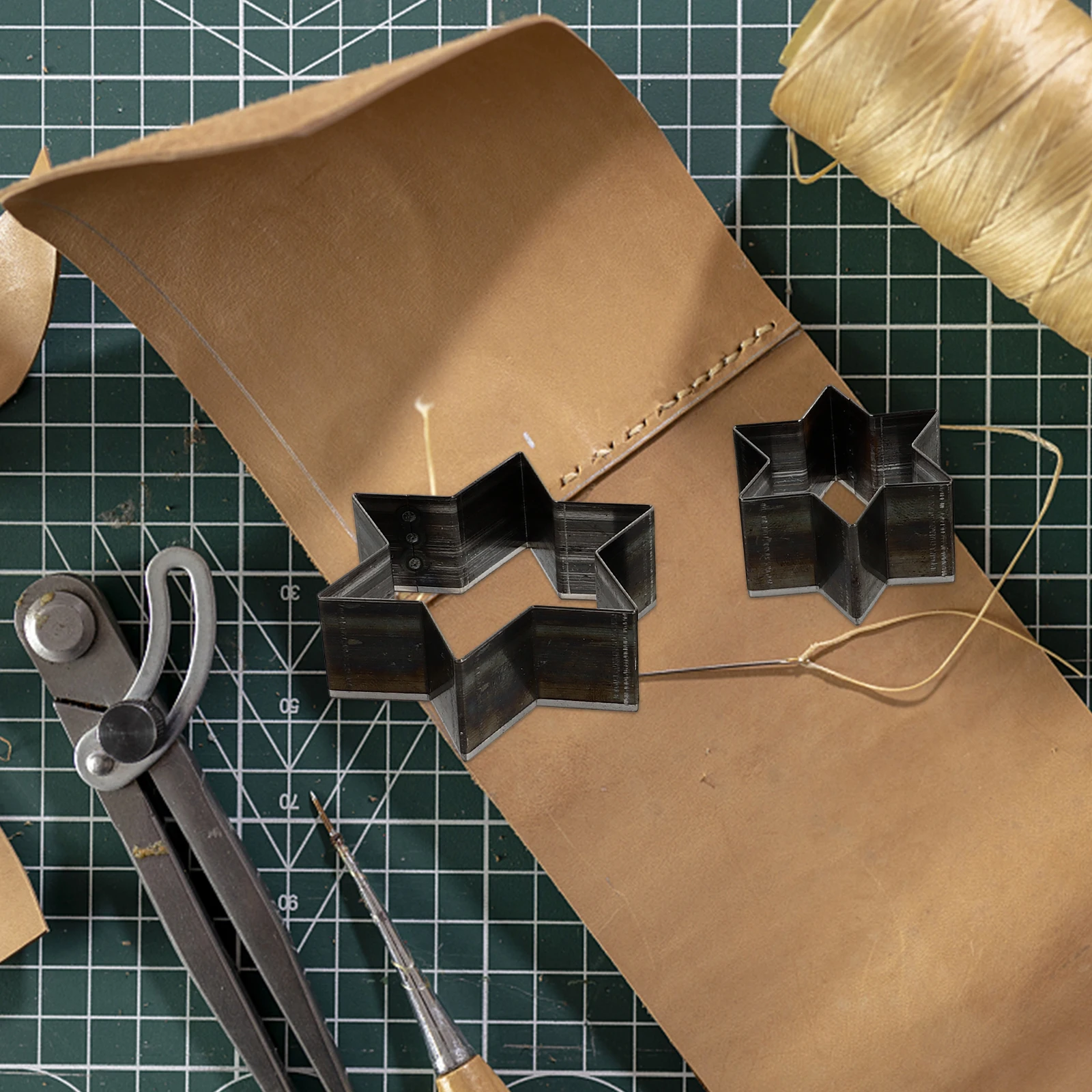 

5Pcs High Performance Punching Tool Smooth Working Die for Handmade Craft Equipment Hole Punch