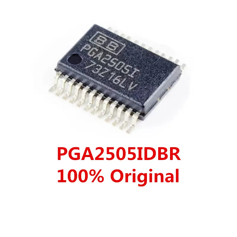 100% Original PGA2505IDBR SSOP-24 Audio Power Amplifier microphone preamplifier Dig-Controlled Micro phone Preamp PGA2505