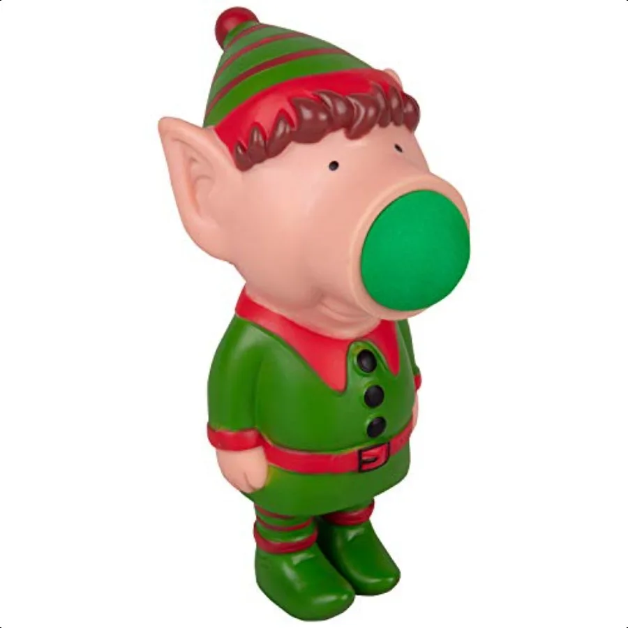 Hog Wild Christmas Elf Ball Popper Toy Stocking Stuffer comprend 4 boules en mousse souple à presser pour pop Air Powered Balls Up