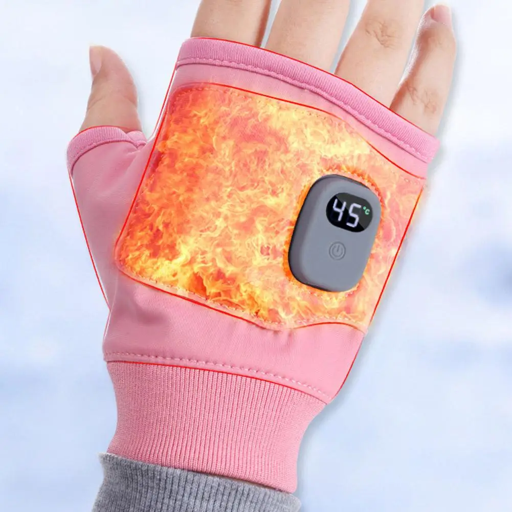 Guantes cálidos y cómodos para invierno, calefacción eléctrica, recargables por USB, guantes cálidos inteligentes para esquiar, conducción en clima frío y senderismo