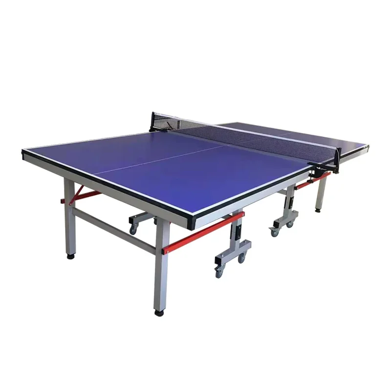 Factory direct sale Indoor Folding Entertainment Exercise 25mm Pingpong Table Professional Table Tennis Table with wheels