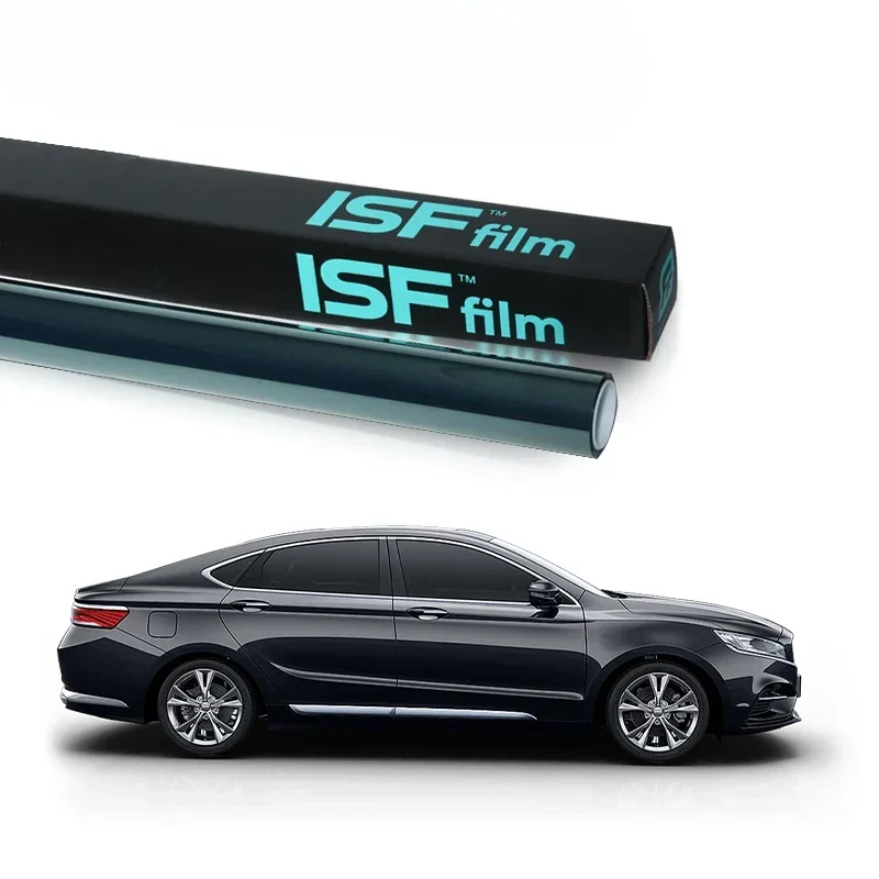 ISF factory anti glare universal car accessories Sun Heat Control privacy protection frosted car window tint film