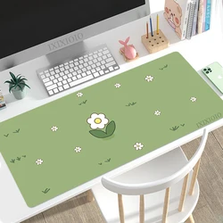 Green Matcha Mouse Pad Gaming XL New HD Mousepad XXL Desk Mats Carpet Natural Rubber Office Computer Mouse Mat Desktop Mouse Pad