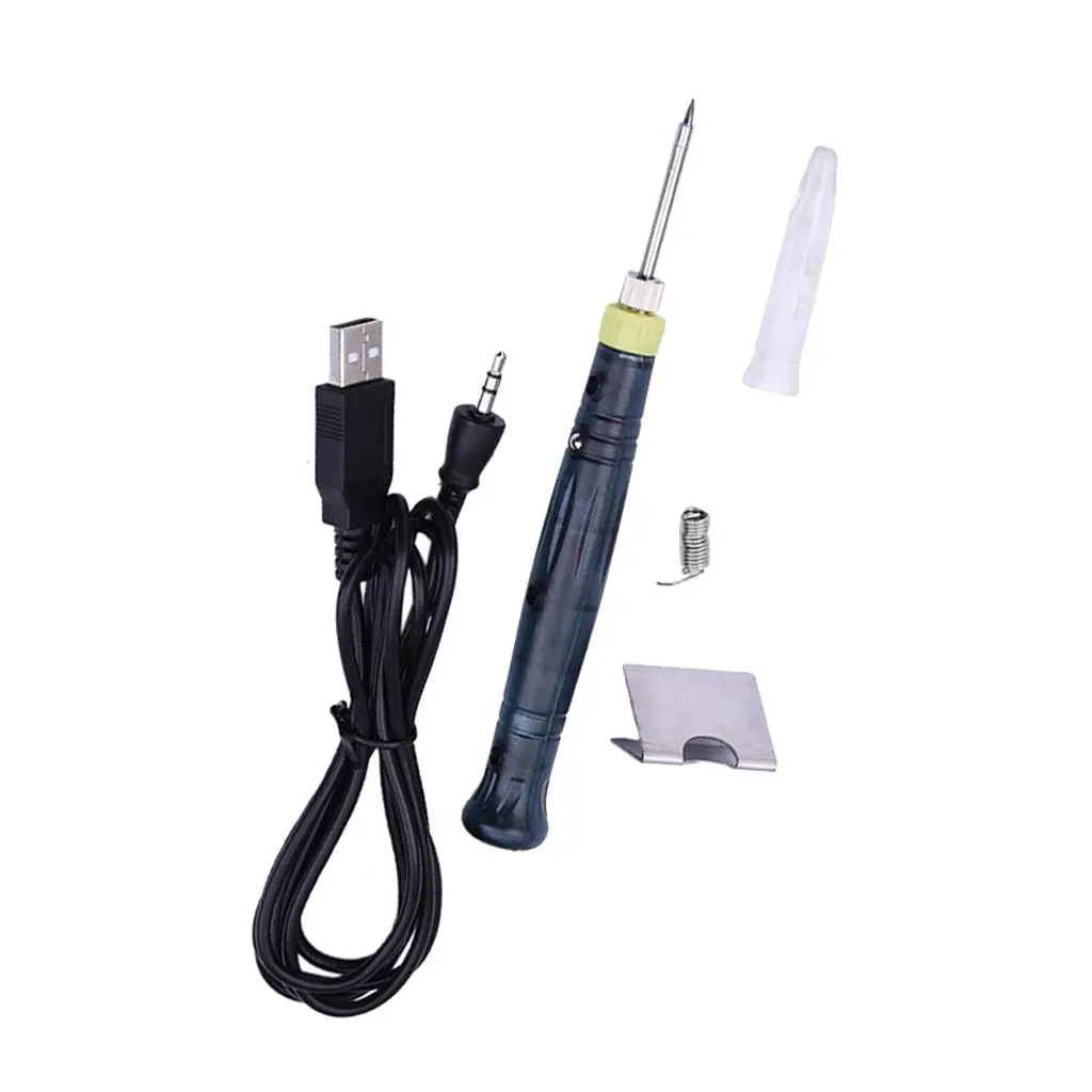 Mini USB 5V 8W elektrisch angetriebener Lötkolben Stift Touch Switch Kit