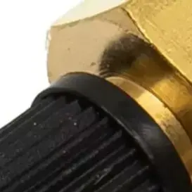 6.35mm Male NPT Standard Thread Core Rated To 2g00psi 1/4 Inch NPT Solid Nickel Plated Brass Air Compressor Tank Fill Valve