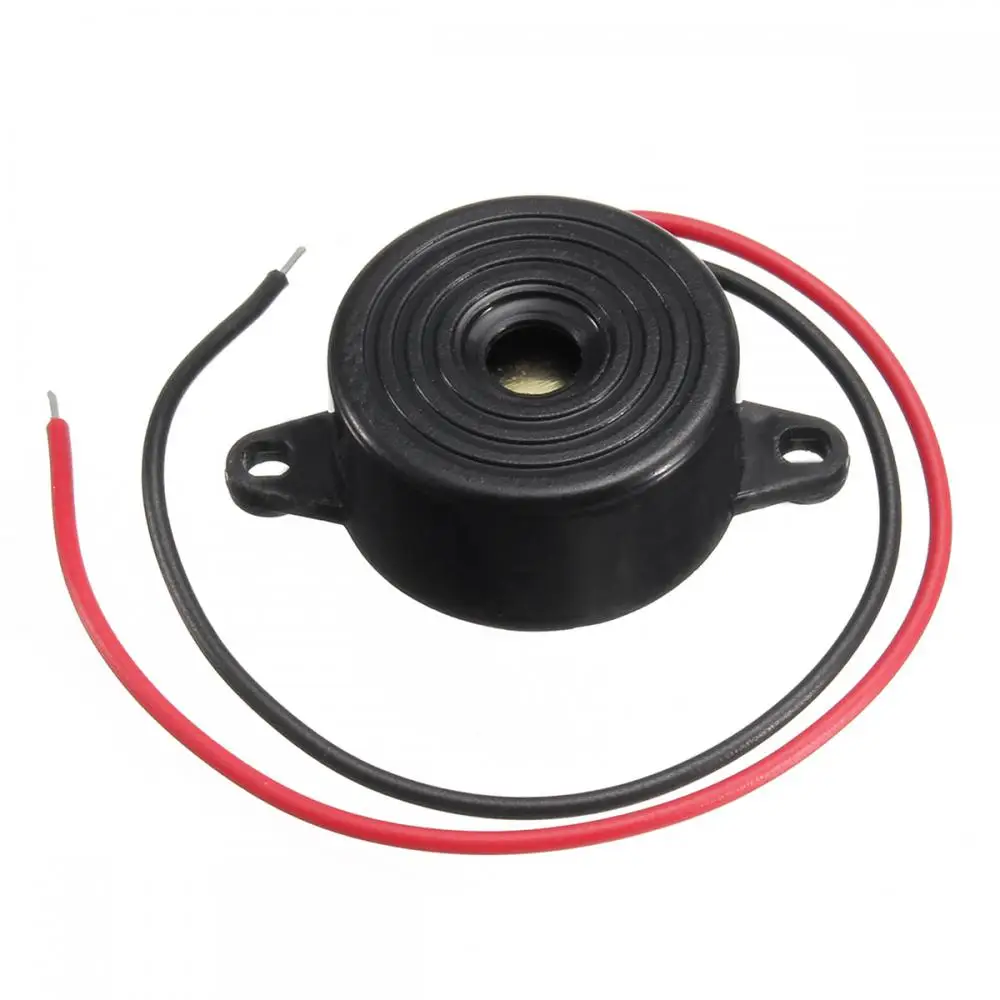 

3~24V 95dB Siren Beeper Buzzer Sound Warning Alarm Adapter Cable Slim Invisible For Car Truck Vehicle Reversing Reminders