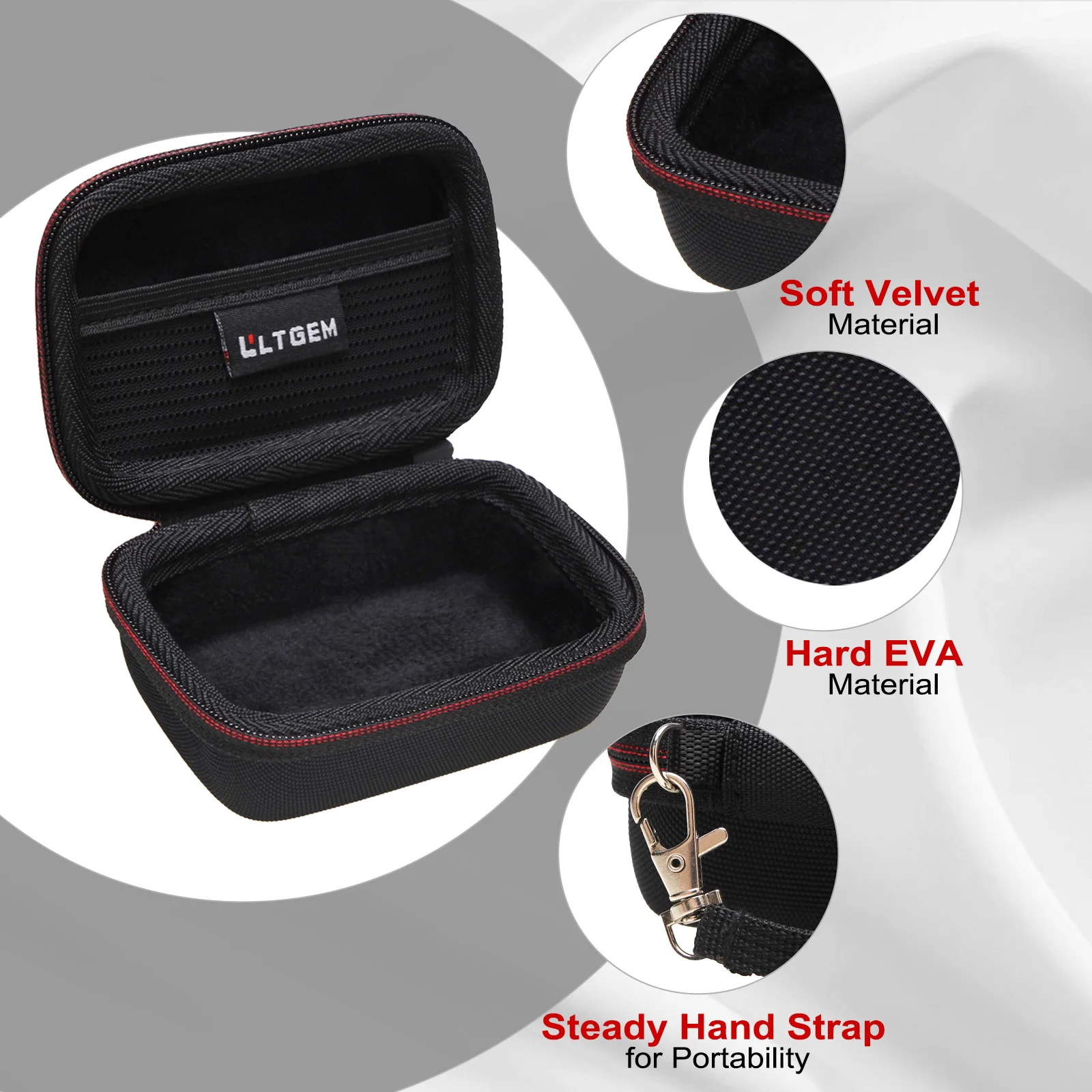 LTGEM EVA Hard Case for Kodak PIXPRO Friendly Zoom FZ43 16 MP Digital Camera - Travel Protective Carrying Storage Bag