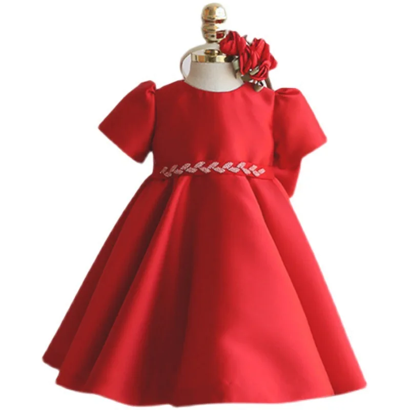 Abito da bambina2025Nuovo abito da sposa leggero per bambina Abito da principessa Moda Abbigliamento per bambini Autunno Bambini Full-Year Dr