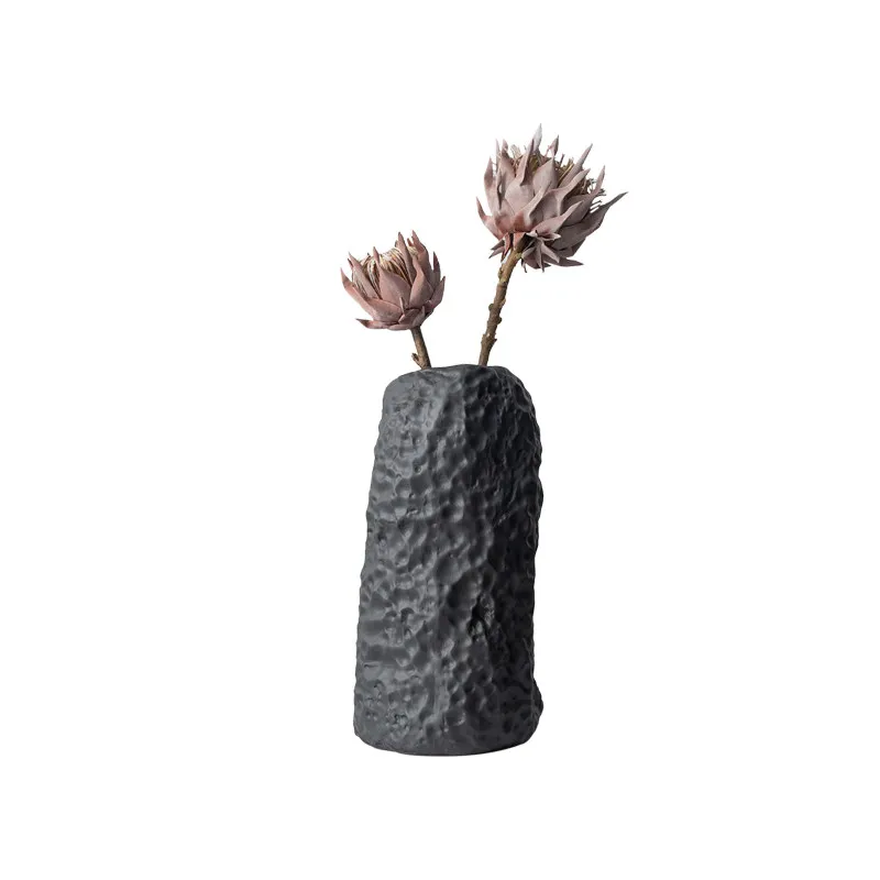 

Минималистичная итальянская модель дома, дизайн в датском стиле, японская керамическая посуда для цветов, гостиная, каменный узор, ваза, орнамент