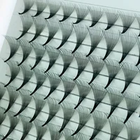10D Rusia volumen pestañas prefabricadas fans extensiones de pestañas de tallo largo listo hecho Base puntiaguda pestañas 3D 5D 6D grupo de pestañas postizas