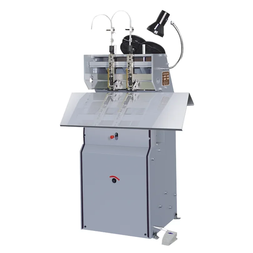 Automatic Electric 2-Head Wire Stitching Machine Professional Book Binding Stitcher for Exercise Books Magazines Catalog Binder