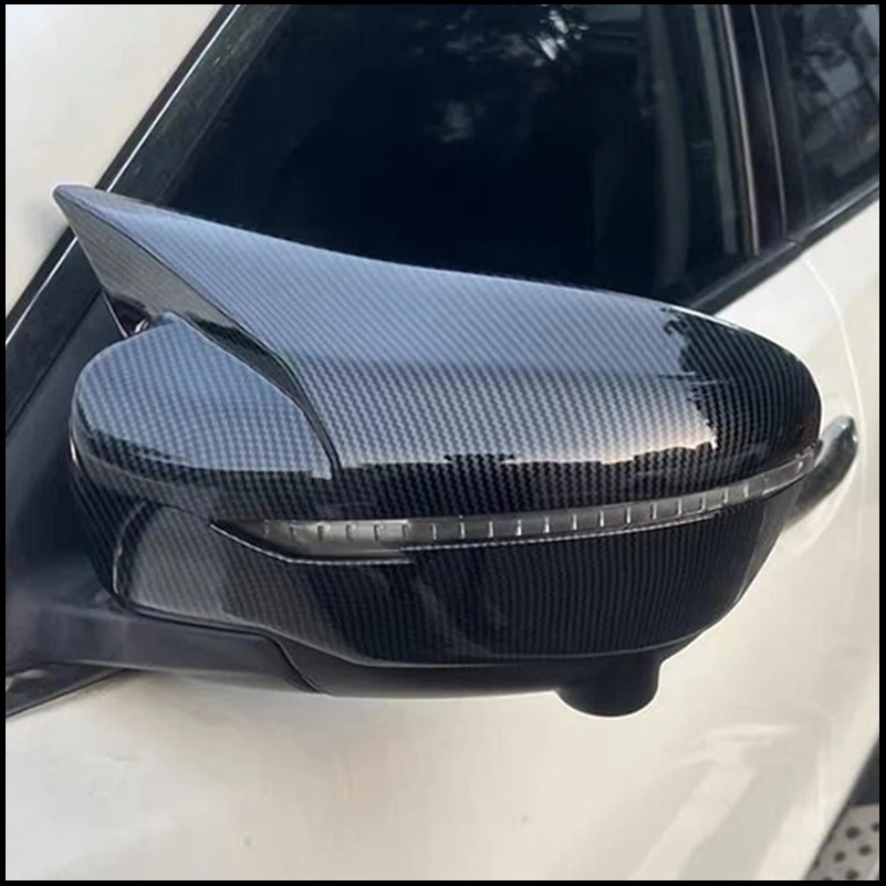 Car Styling For Nissan JUKE 2015 2016 2017 2018 Door Side Wing Rearview Mirror Cover Cap Sticker Trim Auto Accessories