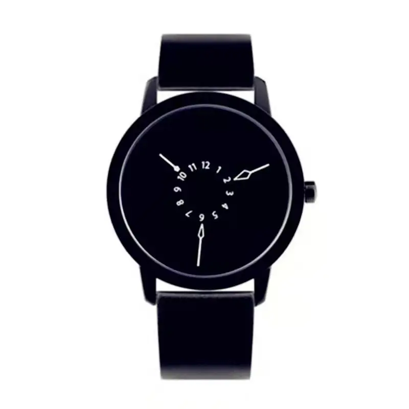 

Hot fashion creative watches women men quartz-watch 2022 brand unique dial design lovers' watch leather wristwatches clock