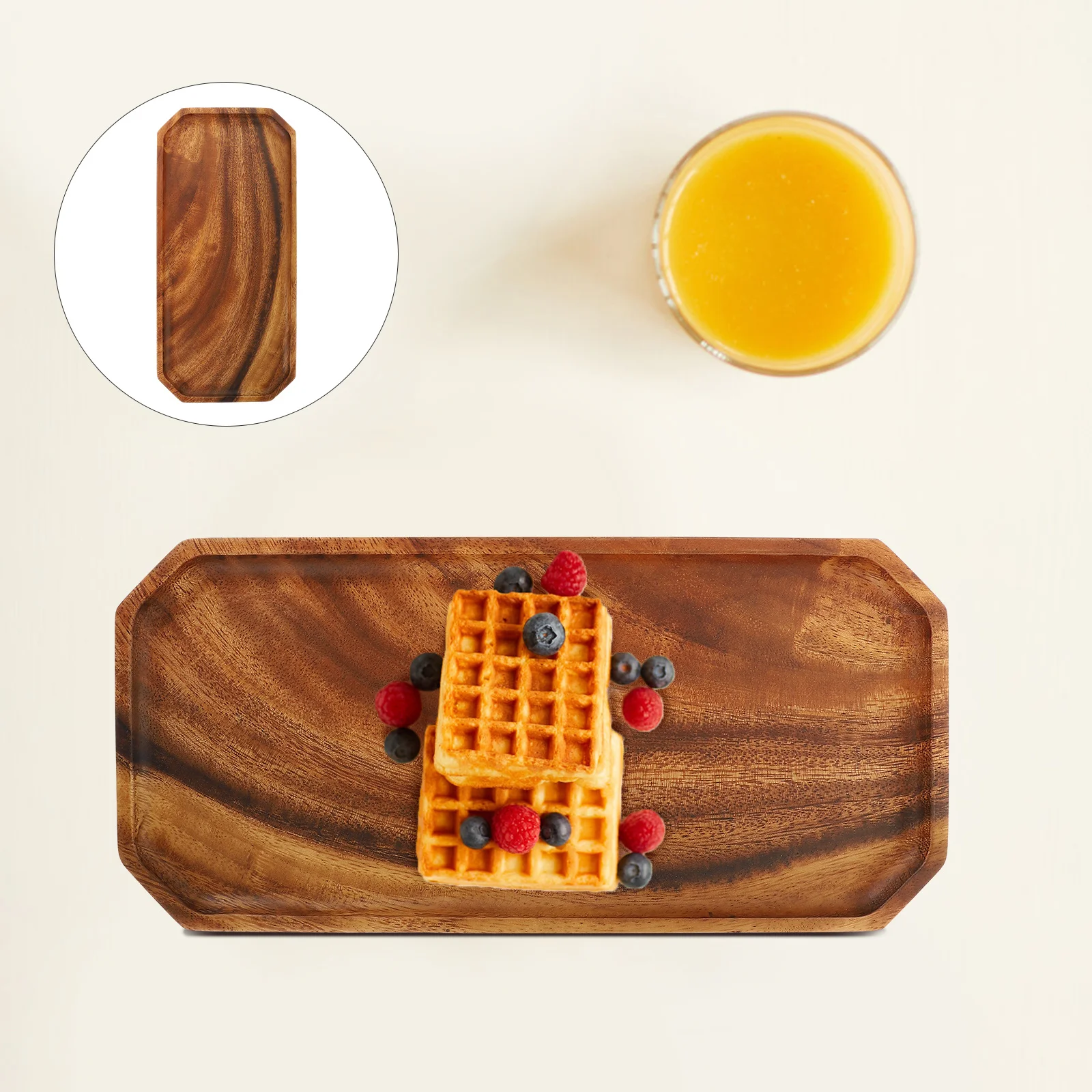 

Solid Wood Jewelry Tray Storage For Rings Bracelets Necklaces Coins Desktop Decor Display Plate Home Dorm Hotel Use