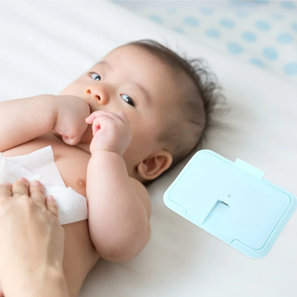 

2Pcs Baby Wipe Warmer Portable Wet Tissue Heater Constant Temp Heating Design Home Travel Wipe Warmer Heater Baby Shower Gift