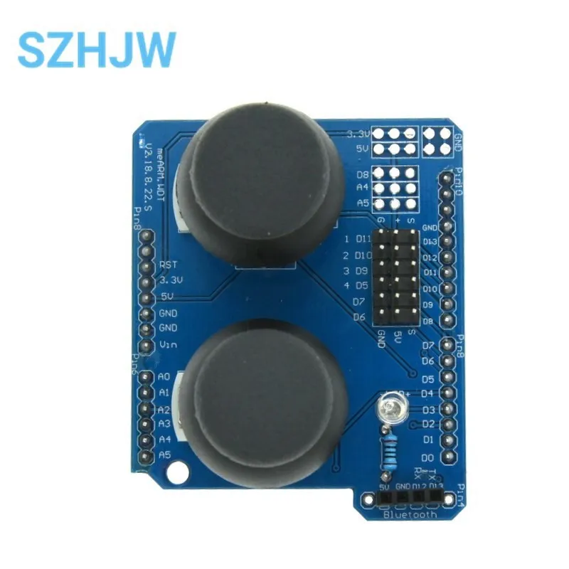 Elektronische Bouwstenen Dual Ps2 Game Joystickbutton Module Joystick Compatibel Met Uno R3