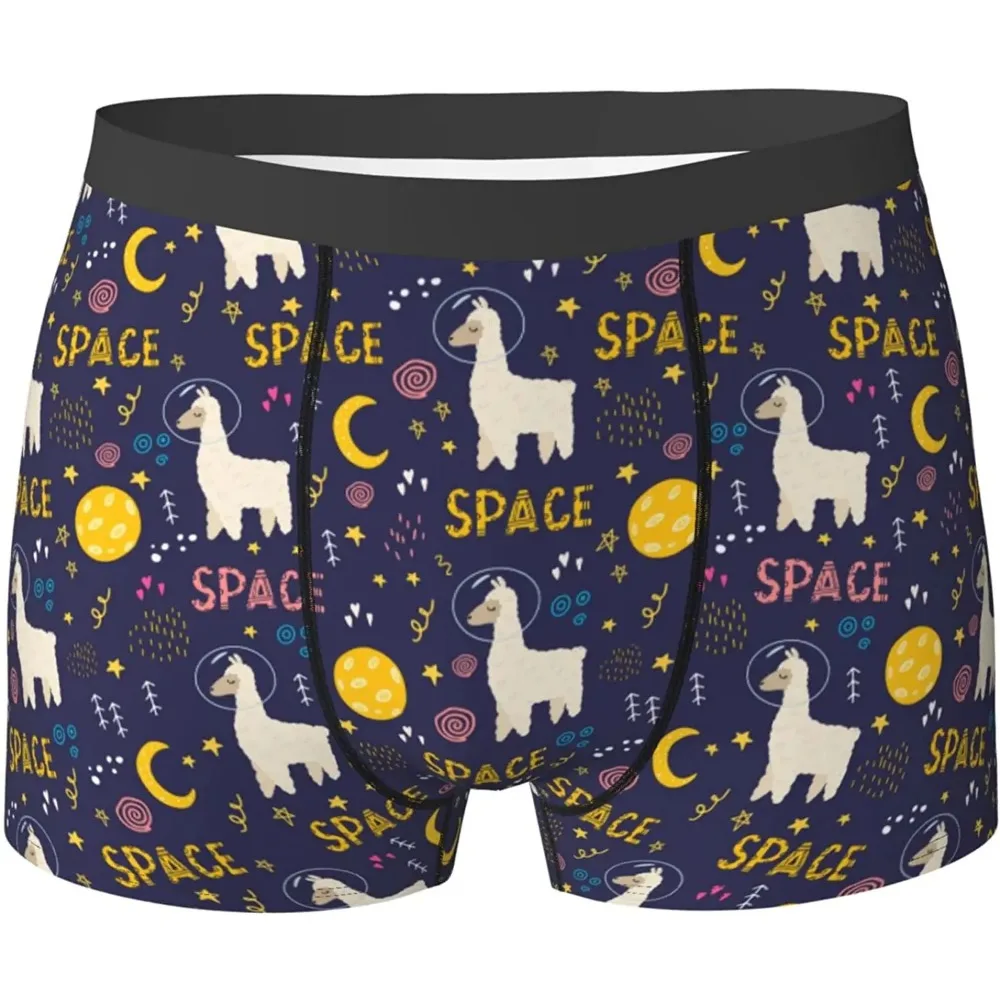 

Alpaca Print Men's Underwear Boxer Briefs Regular Sport Mens Boxer Briefs Underwear Men Boxershorts