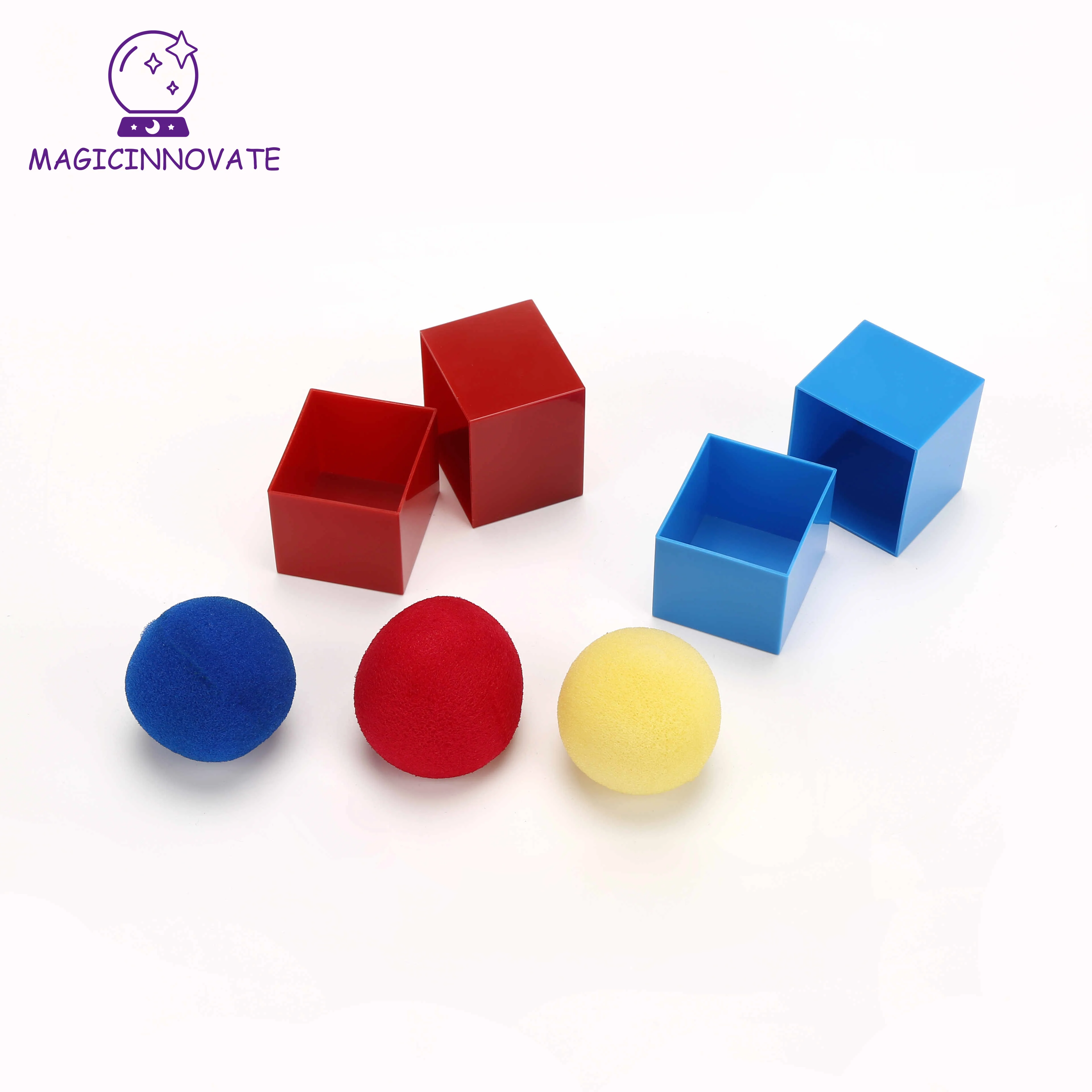 Simple Packaging Professional Company Customized Various Magic Tricks In & Outer Ball Box Classic Toys Close up Boutique Prop