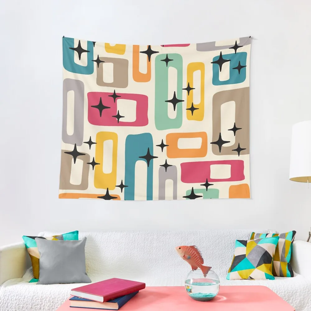 Retro Mid Century Modern Abstract Pattern 154 Tapestry Decoration For Home Home And Comfort Decor Wallpaper Bedroom Tapestry