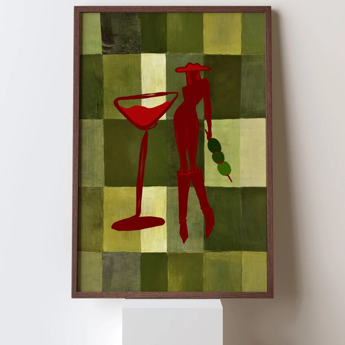 1PC frameless decorative art print,