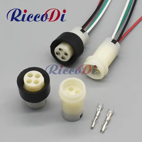 1 Set 4 Pin Female And Male Electric Housing Connector Plug 4 Ways Socket Connector DJ3041Y-2.3-11/21
