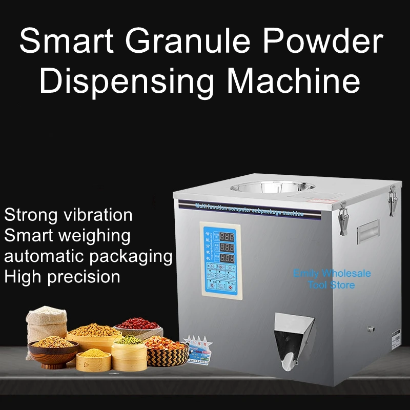 Multifunctional intelligent sub-packaging powder granule small weighing tea machine multi-purpose sub-packing machine