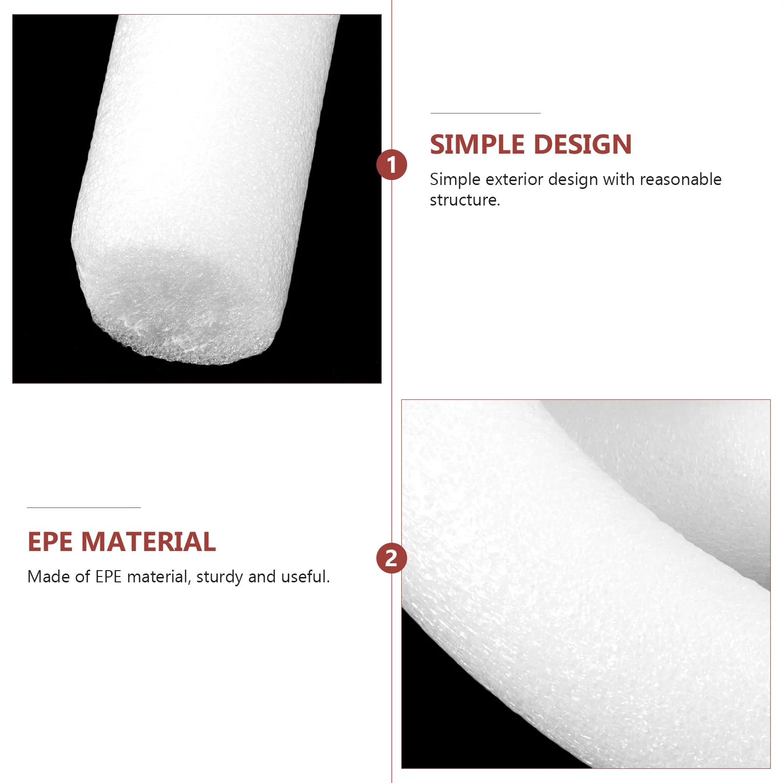 

Flexible Gaps Filler Strip Round Foam Filler for Gaps in Doors Windows Curtain Walls Concrete Joints Backer Rod 3/4