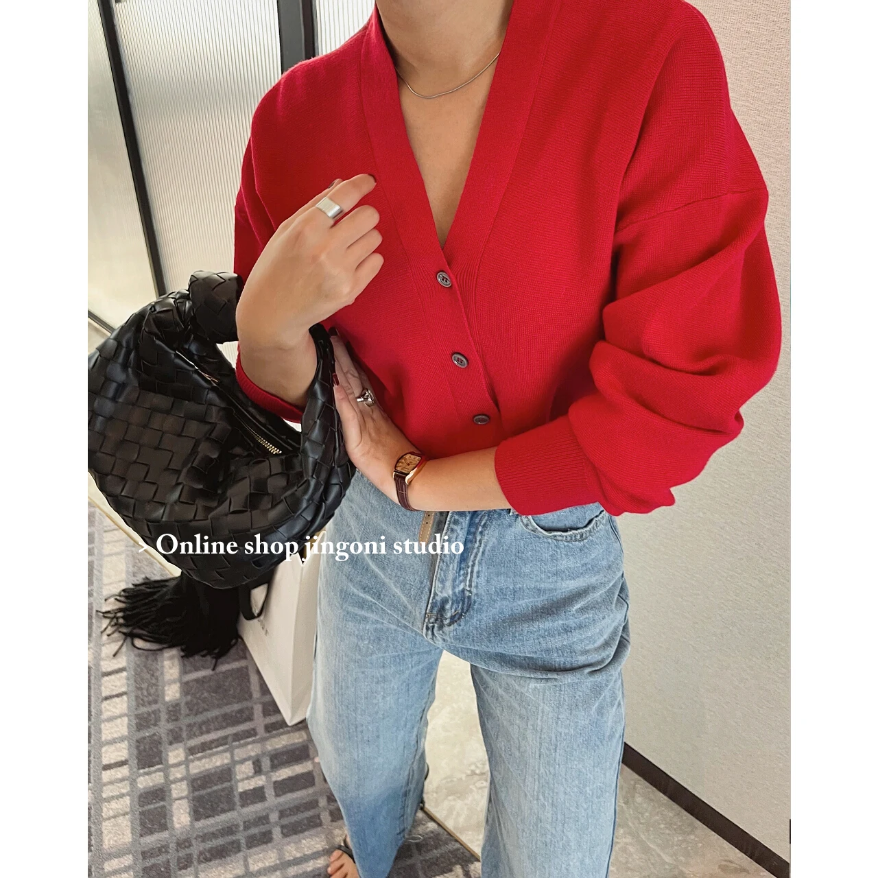 2022 New Woman Y2k Clothes Red Heavy Sweaters Oem Pullovers Crop Tops Korean Fashion Vintage Winter Goth Sweatshirts Cardigans