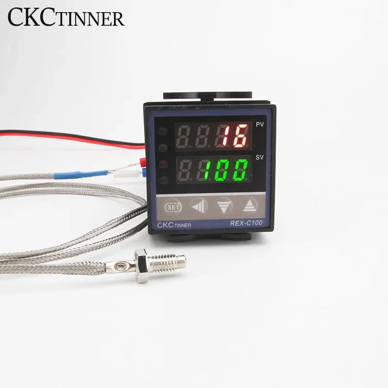 Thermocouple Thread M6 Screw Type K 1/2/3/4/5m Probe Sensor Temperature Sensor 0-400°C Temperature Controller