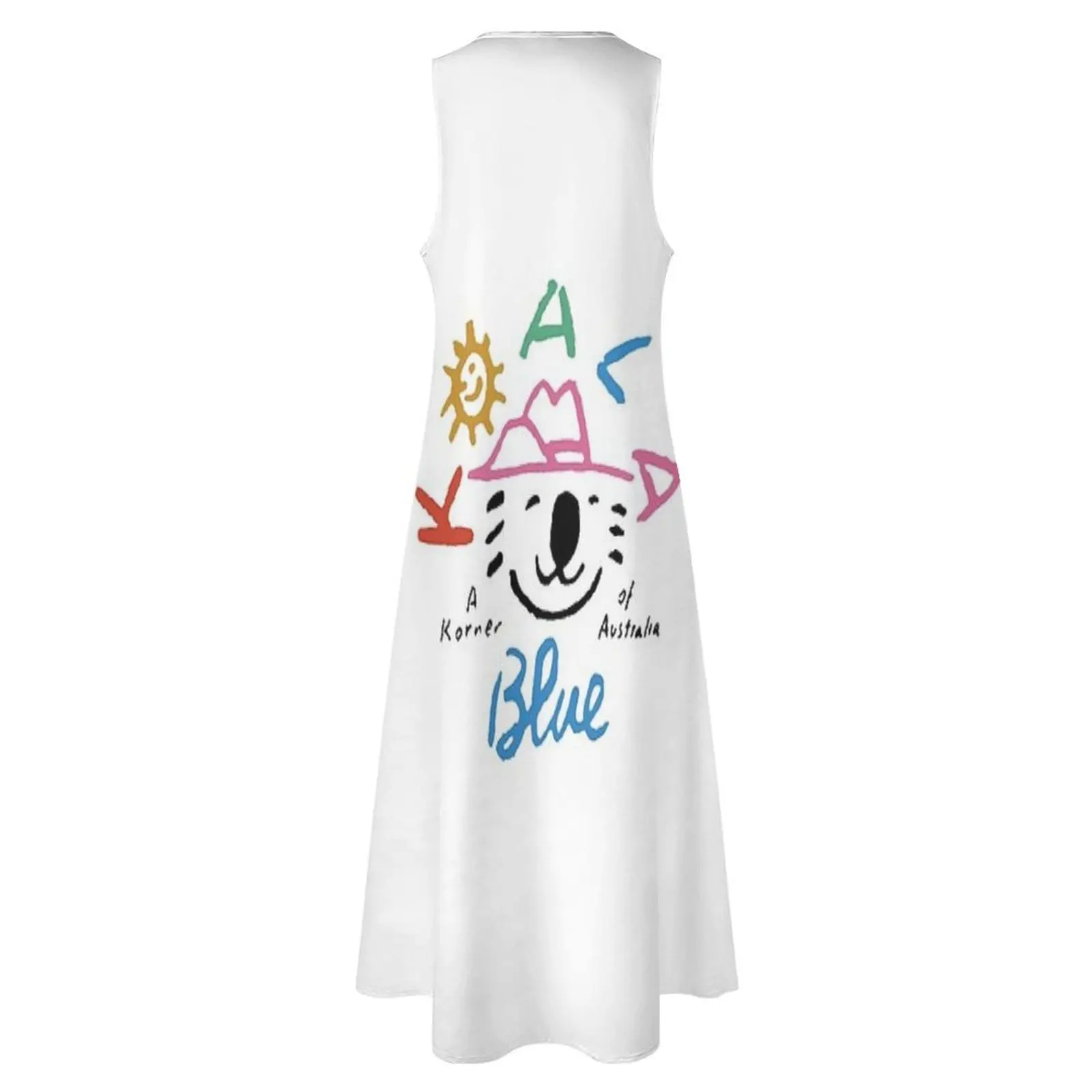 For Fan Koala Blue Long Dress Dress for girls sexy short dresses daring evening dress women