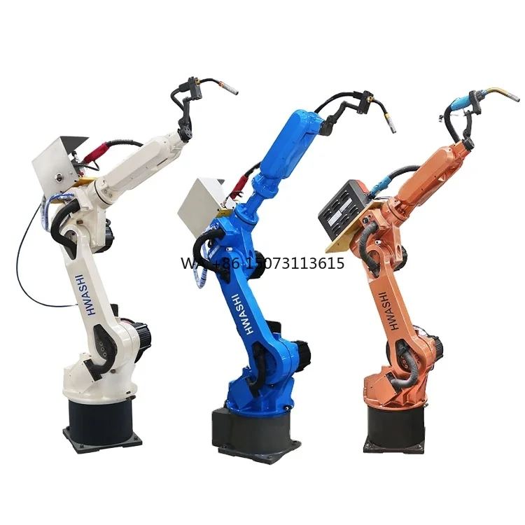 Hwashi Six Axis MIG Welding Robot for Household Furniture Volume Production