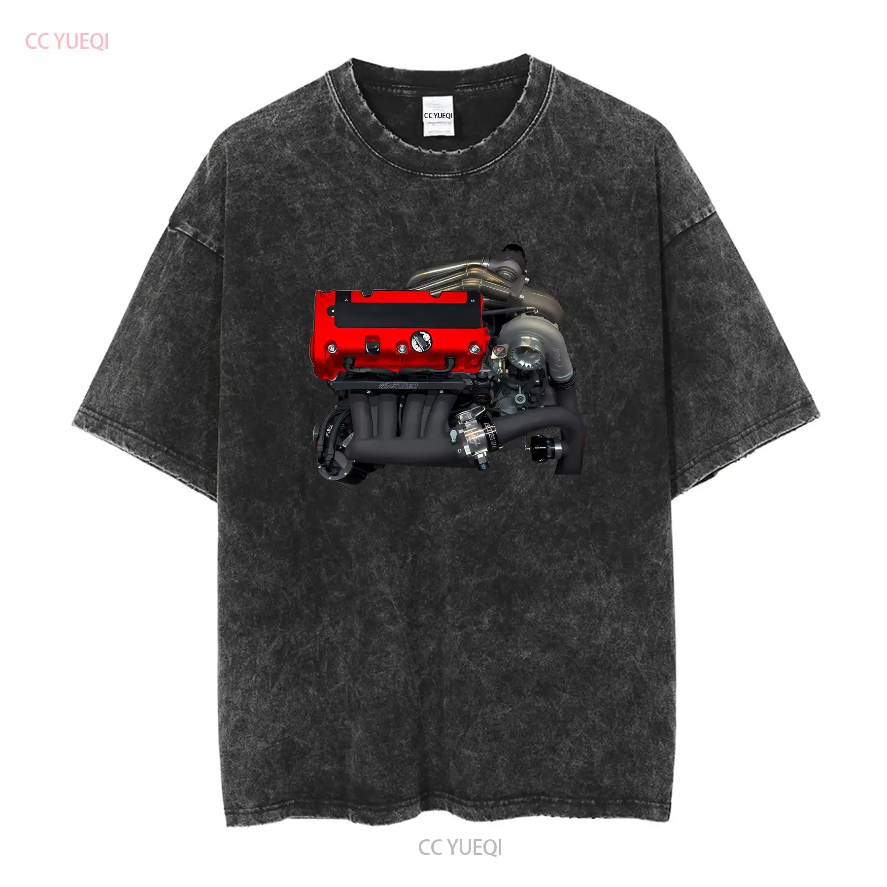 DC5 K20A Type R RSX K20 S K24 K Series Turbo Manifold Header Kit T Shirt vintage Washed designer clothes fashion Versatile