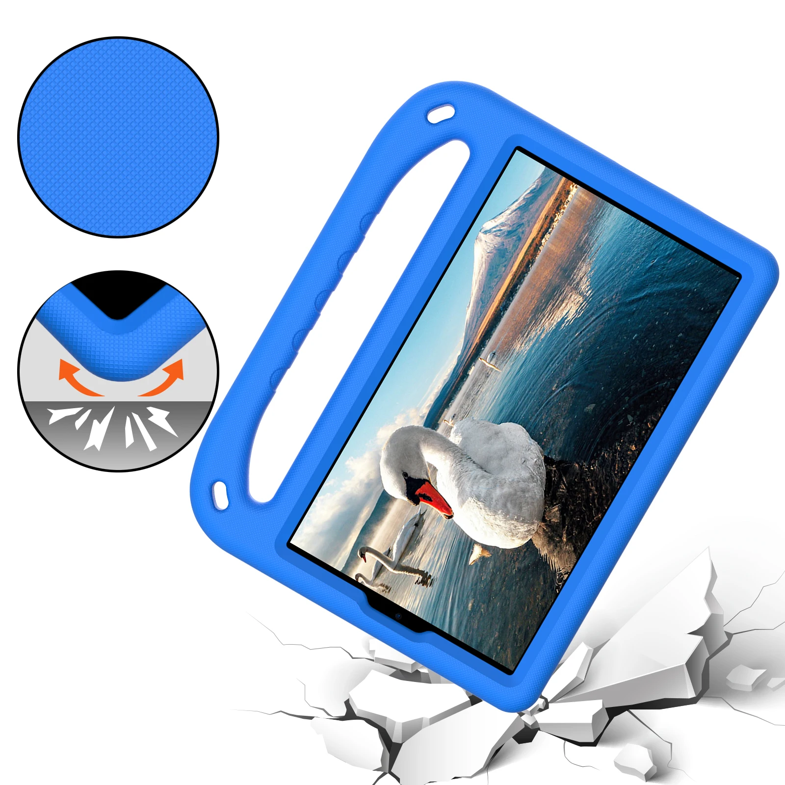 Tablet Android Case EVA Cover Holder Stand Shell For Samsung Galaxy Tab A7 10.4 SM-T500 T505/Samsung Galaxy Tab A7 Lite 8.7 T220