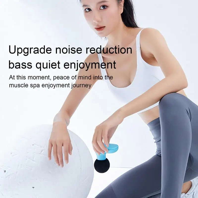Massage Machine Handheld Powerful Portable Deep Tissue Percussion Muscle Massager With 6 Gears Long Lasting Pocket-Sized Device