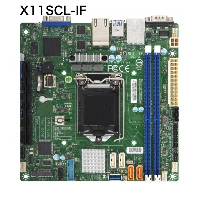 

For Supermicro X11SCL-IF Desktop Motherboard LGA 1151 DDR4 Mainboard 100% Tested OK Fully Work Free Shipping