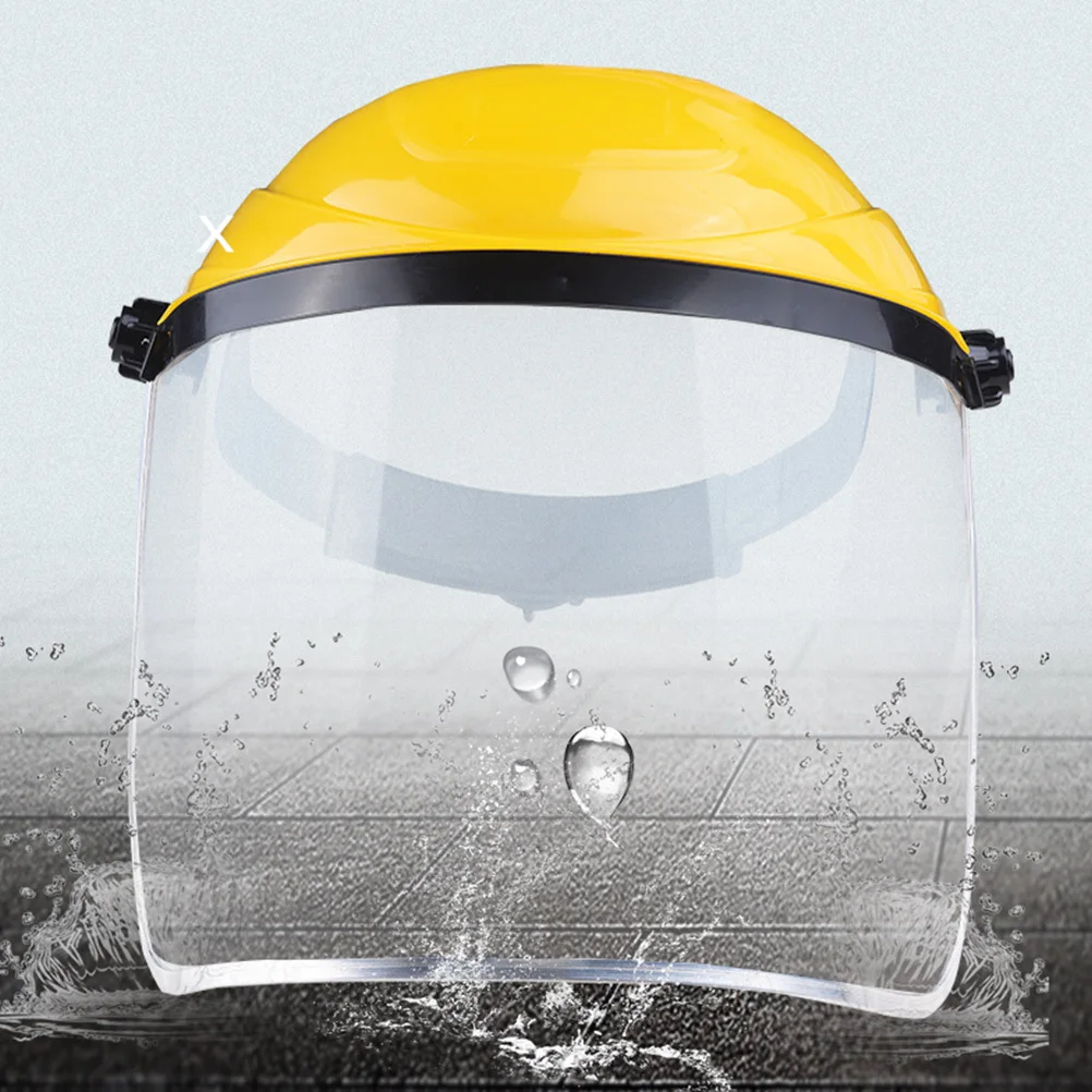 Welding Face Mask Transparent Lightweight Design for Outdoor Use Riding Walking Motorcycling Dust Oil Spatter Protection Shield