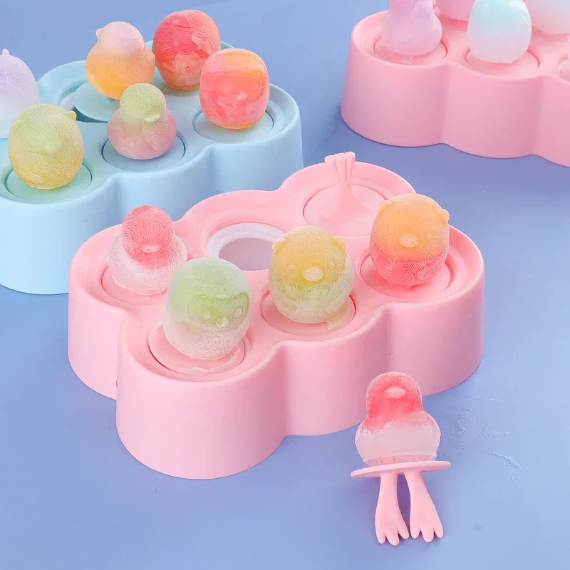 

Children's Mini Ice Cream Mold Home Cute Cream Grid Silicone Home Mold Food grade Box