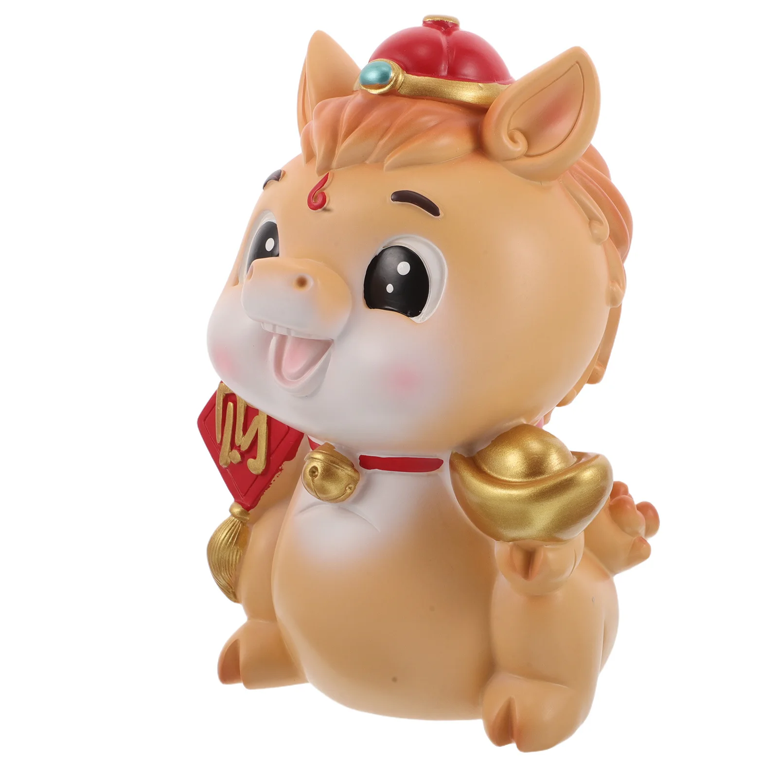 

Ceramic Horse Money Saving Bank Year of The Horse Zodiac Mascot 2026 Spring Festival Chinese New Year Table Decor