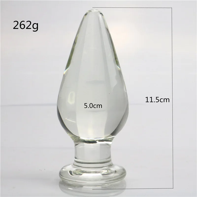 5cm Glass Anal Plug for Adult Use, Female and Male Anal Expansion, Masturbation, and Sexual Intercourse Products