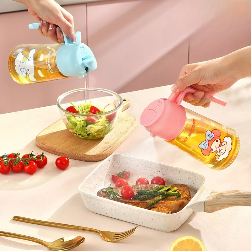 Kawaii Sanrio KT Cat Glass Oil Dispenser,The product is currently out of stock view 2