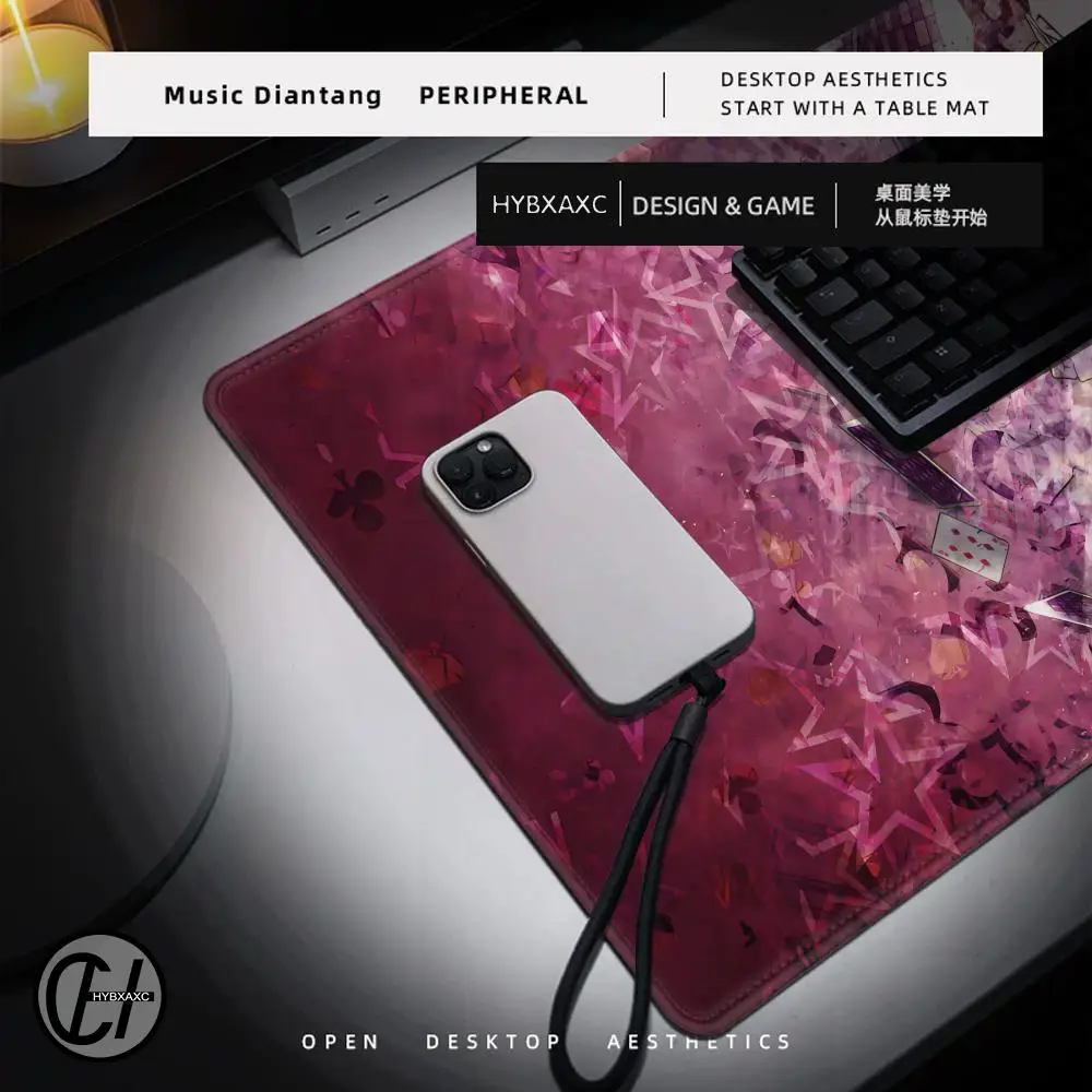 Computer Gaming Accessoires Muismat Kantoor PC Muismat Toetsenbord Pad H-hunter x H-hunter Hisoka Bureau Decoracion Anime Bureau Mat